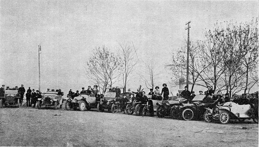 Автопробіг Одеського Автомобільного клубу в Василівку, 1912.
